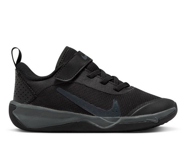 Boys' Nike Little Kid Omni Running Shoes in Black color