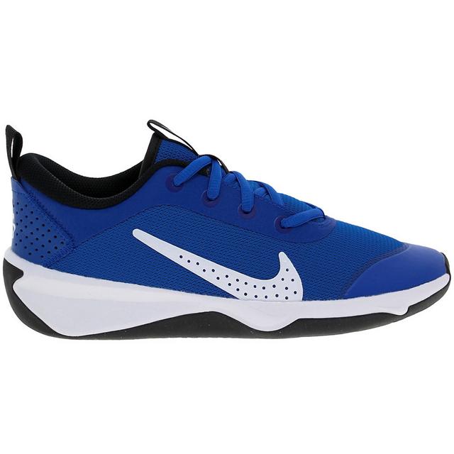 Girls' Nike Big Kid Omni Running Shoes in Royal/White/Blk color