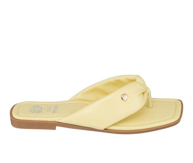 Women's GC Shoes Reid Sandals in Yellow color