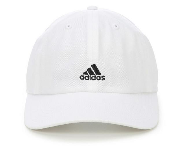 Adidas Womens Saturday 2 Baseball Cap in W White/Black color