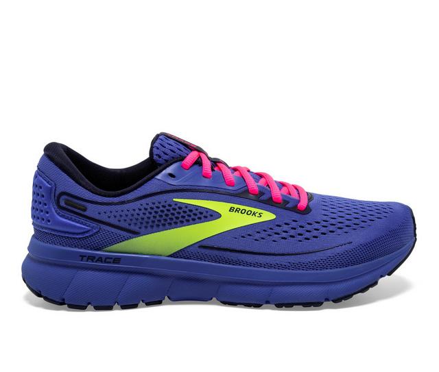 Women's Brooks Trace 2 Running Shoes in Bl/Pk/Nightlife color