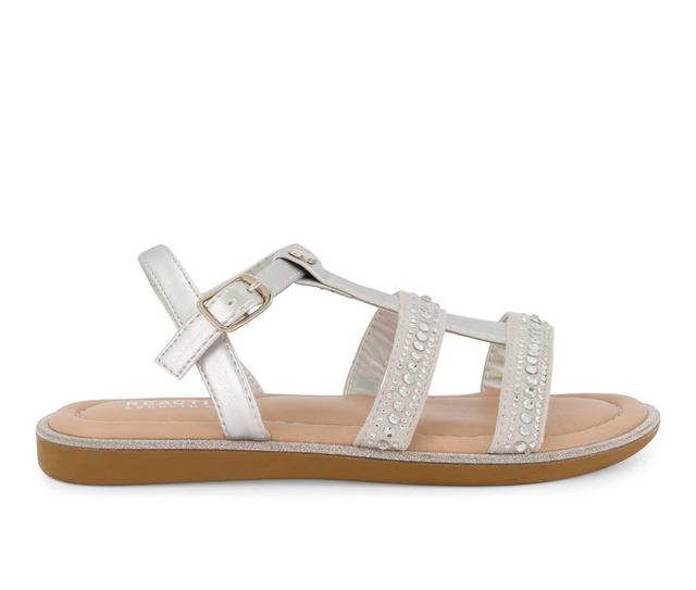 Girls' Kenneth Cole Little Kid & Big Kid Isabella Bey Sandals in Silver color