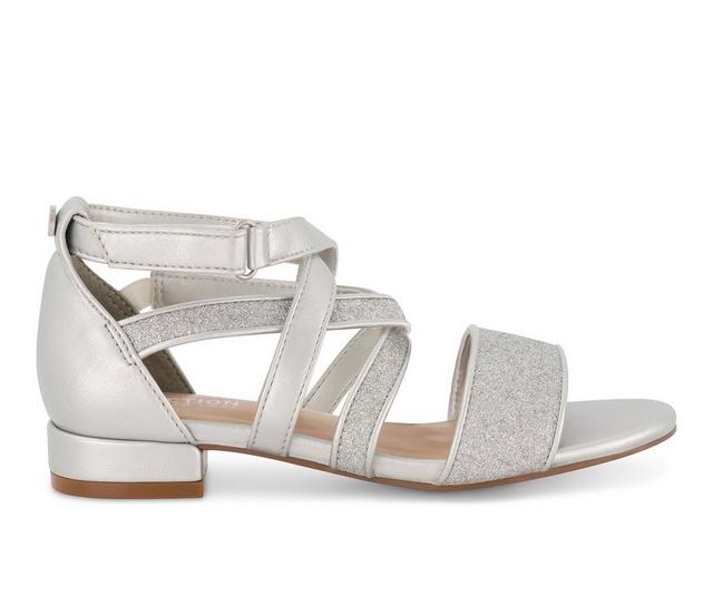 Girls' Kenneth Cole Little Kid & Big Kid Bella Zella Special Occasion Sandals in Silver color