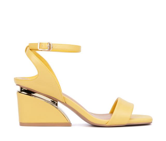 Women's Torgeis Candida Dress Sandals in Yellow color