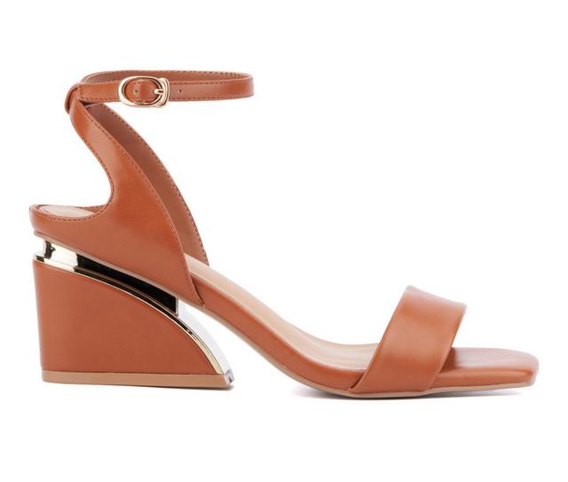 Women's Torgeis Candida Dress Sandals in Cognac color