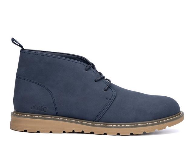 Men's New York and Company Dooley Chukka Boots in Navy color