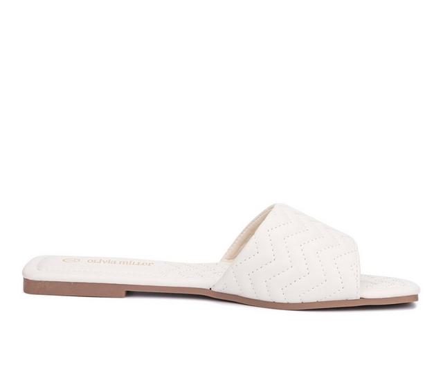 Olivia Miller Sundae Sandals in White color