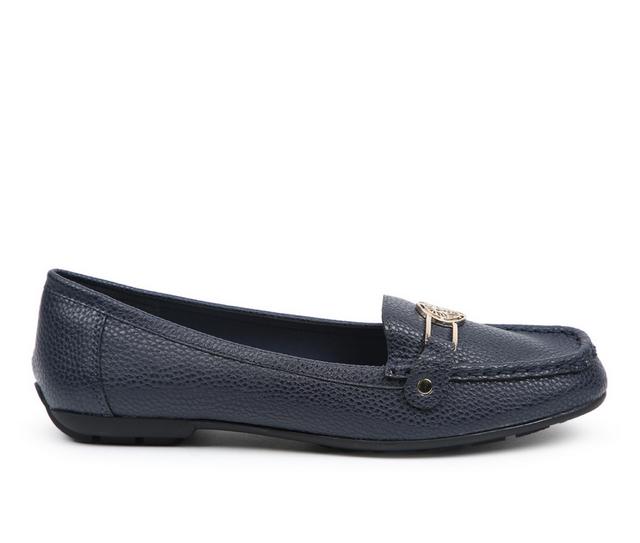 Women's Anne Klein Okey Shoes in Navy color