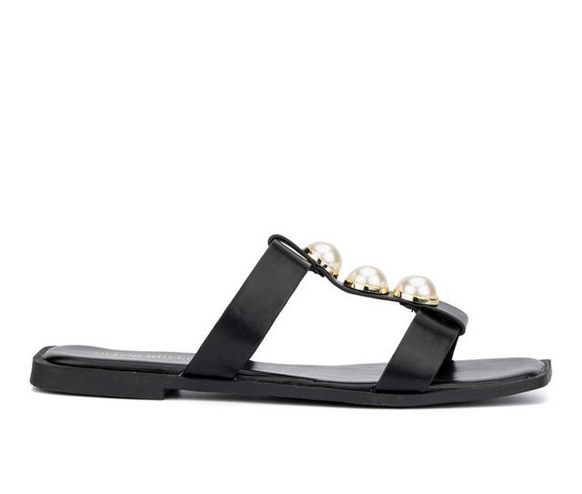 Women's Olivia Miller Isadora Sandals in Black color