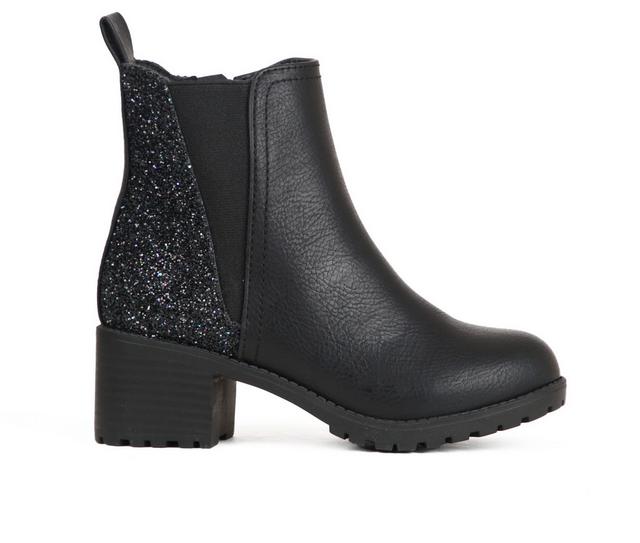 Girls' MIA Little Pratt Boots in Black color