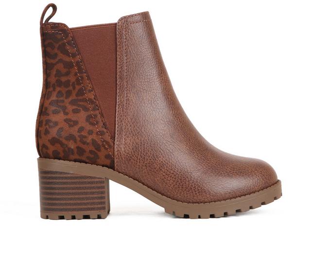 Girls' MIA Little Pratt Boots in Cognac color