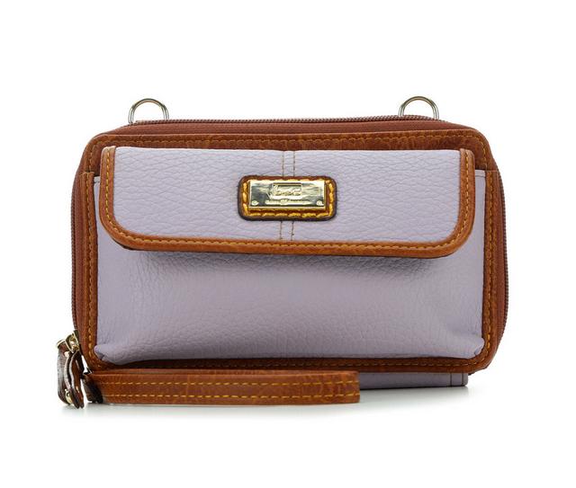 BOC Oakfield Cell Wallet On A String Handbag in Lilac/Saddle color