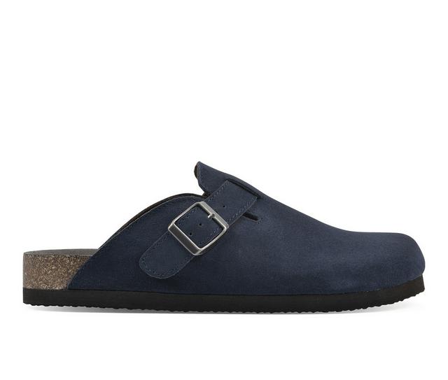 Women's White Mountain Bari Clogs in Navy color