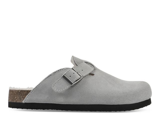 Women's White Mountain Bari Clogs in Lt Grey color