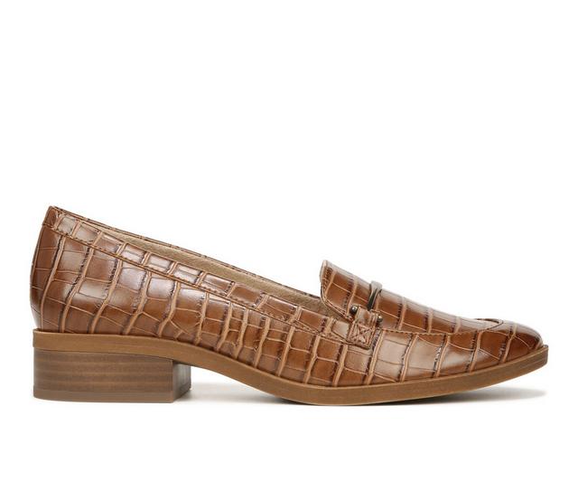 Women's Soul Naturalizer Ridley Heeled Loafers in Camel/Croco BRN color
