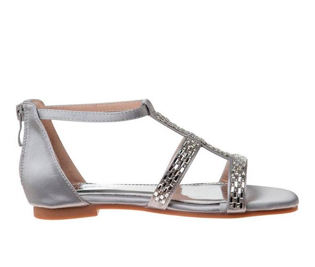 Girls' Badgley Mischka Little Kid & Big Kid Leah Dress Sandals in Silver color