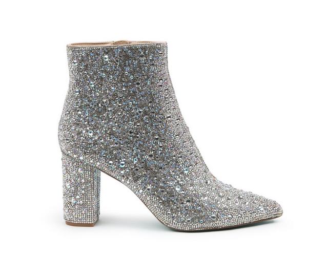 Women's Betsey Johnson Cady Booties in Rhinestone color