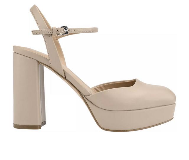 Women's MARC FISHER Nazira Dress Sandals in Lt Natural color