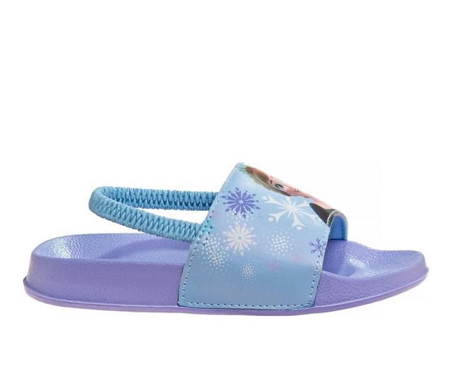 Girls' Disney Toddler & Little Kid Frozen Back Strap Sandals in Lilac color