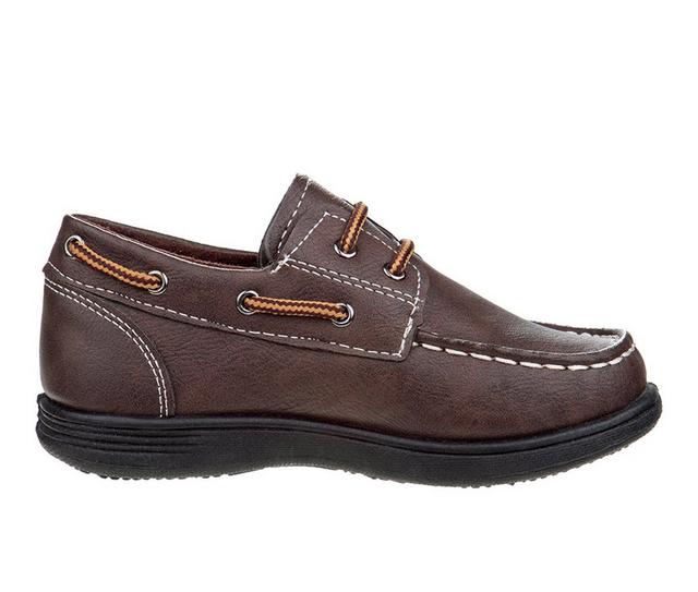 Boys' Josmo Little Kid & Big Kid Rick Boat Shoes in Brown color