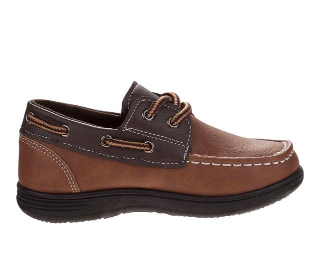 Boys' Josmo Toddler & Little Kid Rick Boat Shoes in Tan/Brown color