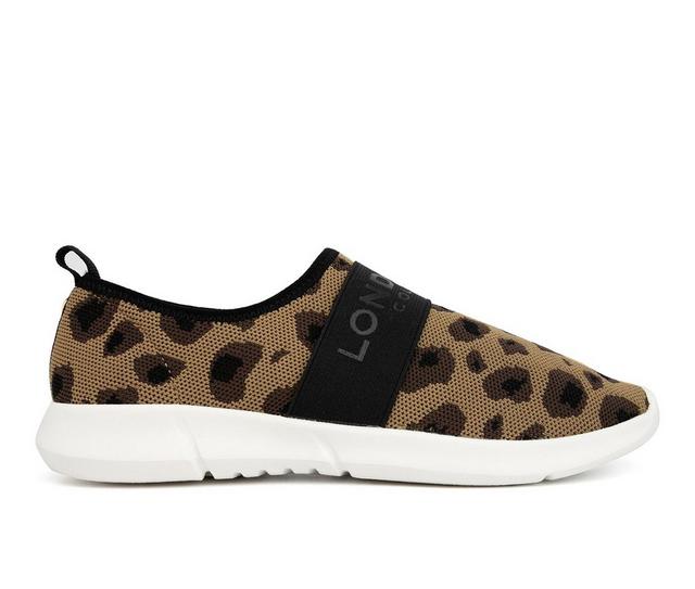 Women's London Fog Kassa Slip-Ons in Natrl Leopard color