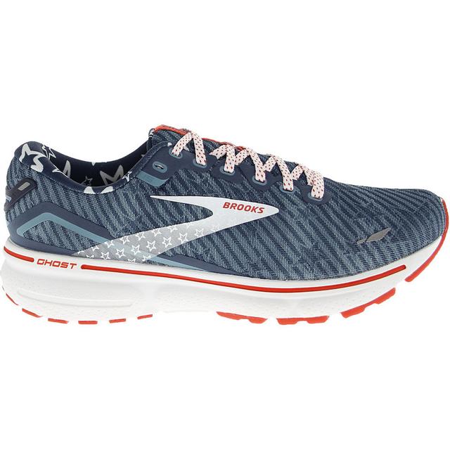 Men's Brooks GHOST 15 Running Shoes in NAVY BLUE color