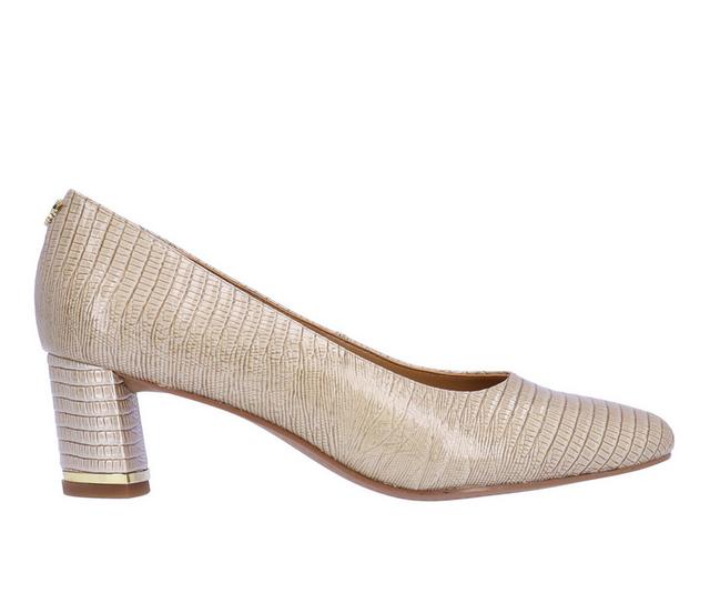 Women's J Renee Olivienne Special Occasion Shoes in Pearl Beige color