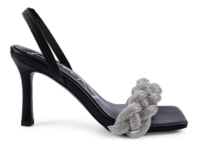 Women's London Rag High Social Special Occasion Shoes in Black color
