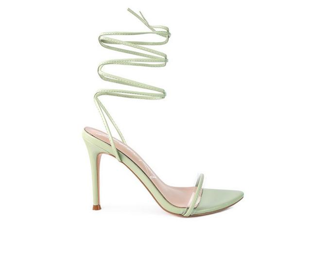 Women's London Rag Sphynx Strappy Dress Sandals in Mint color