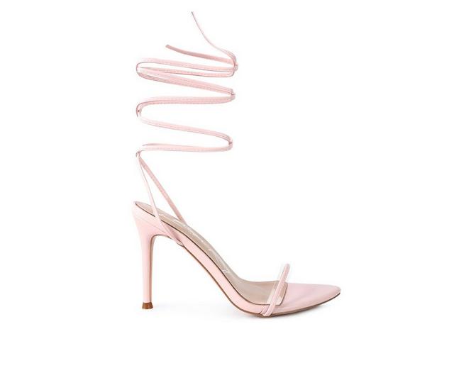 Women's London Rag Sphynx Strappy Dress Sandals in Pink color