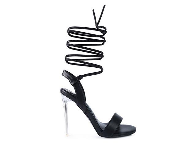 Women's London Rag Sheeny Dress Sandals in Black color