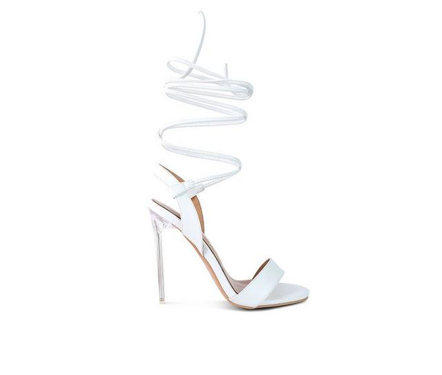 Women's London Rag Sheeny Dress Sandals in White color