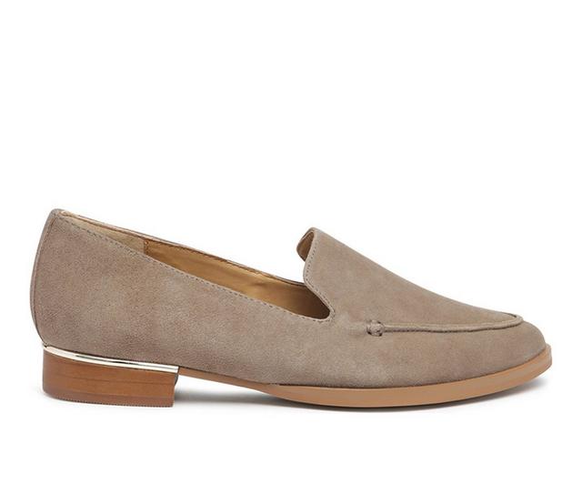 Women's Rag & Co Anna Loafers in Taupe color