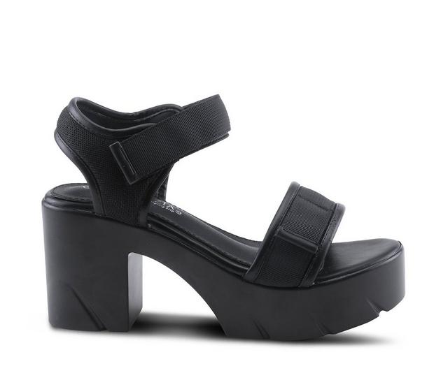 Women's Patrizia Blakele Block Heeled Sandals in Black color