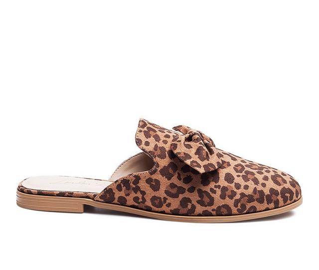 Women's London Rag Dobos Mules in Leopard color