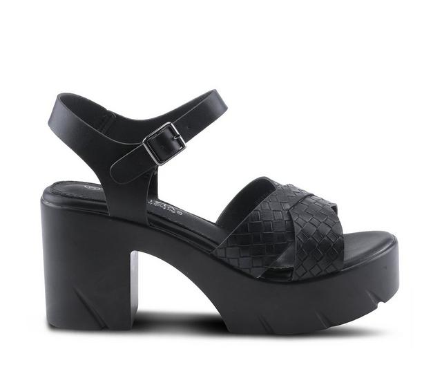 Women's Patrizia Judith Block Heeled Sandals in Black color