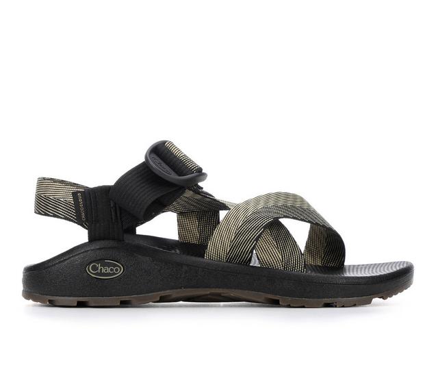 Men's CHACO Men's Mega Z Cloud Outdoor Sandals in Odds Black color