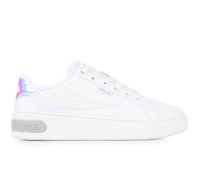 Women's Fila Soulera Sneakers in White/Iri color