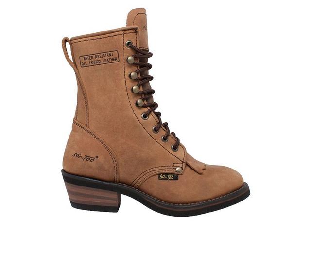 Women's AdTec 8" Packer Booties in Tan color