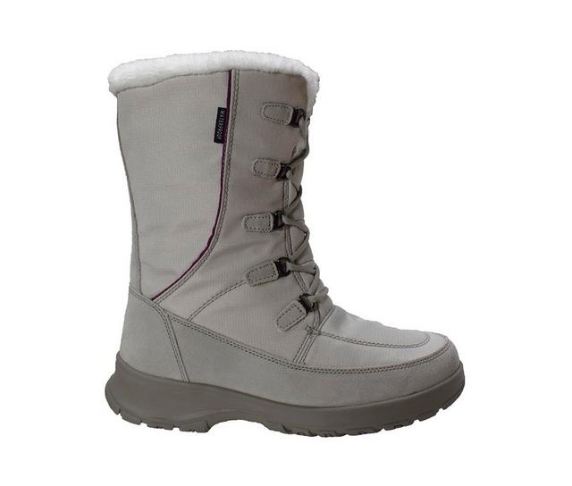 Women's FreeShield Waterproof Nylon Upper Winter Boots in White color