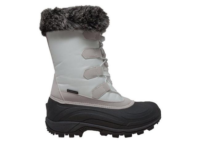 Women's Winter Tecs Nylon Winter Winter Boots in White color