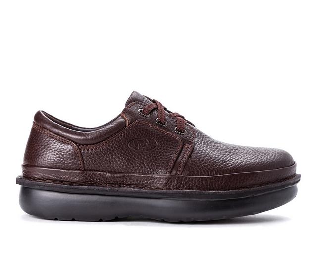 Men's Propet Villager Oxfords in Brown color