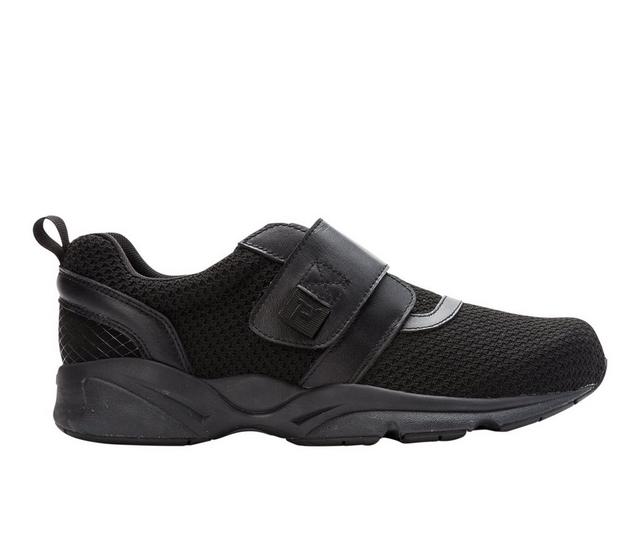 Men's Propet Stability X Strap Casual Sneakers in Black color