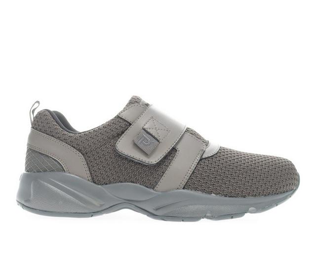 Men's Propet Stability X Strap Casual Sneakers in Stone/Black color