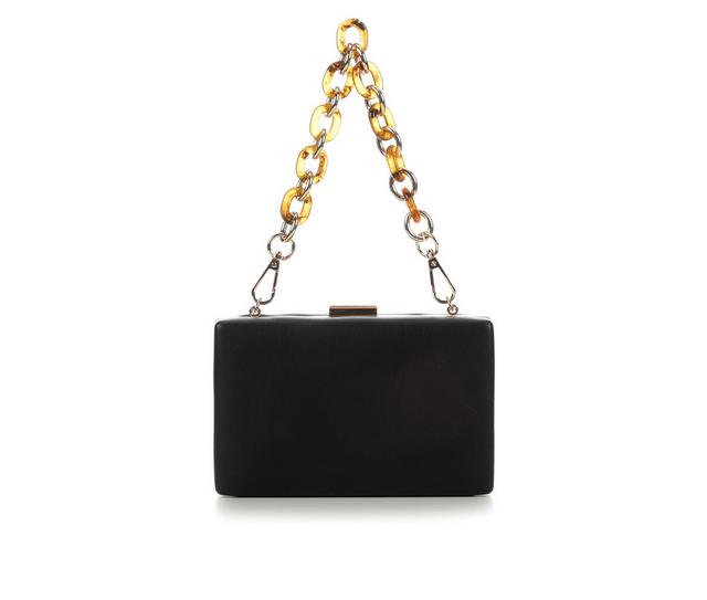 Vanessa Square Frame Mini Handbag in Black color