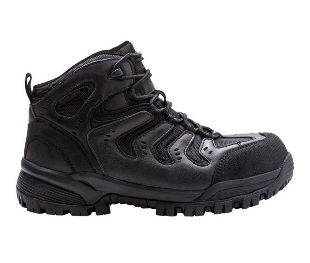Men's Propet Sentry Waterproof Hiking Boots in Black color