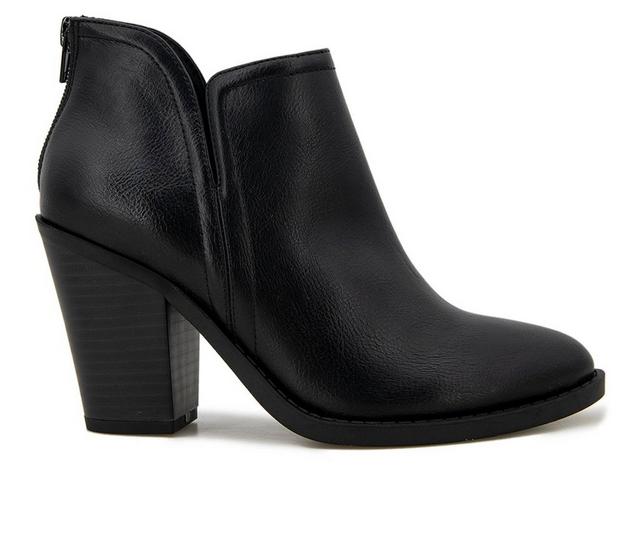 Esprit Kendall Booties in Black PU color