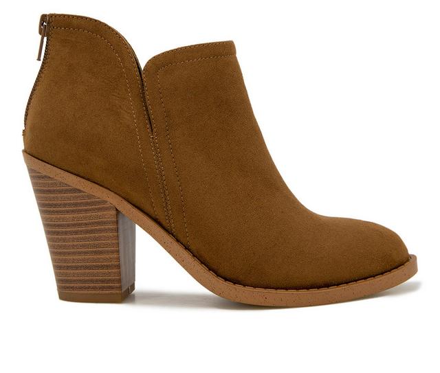 Esprit Kendall Booties in Cognac color