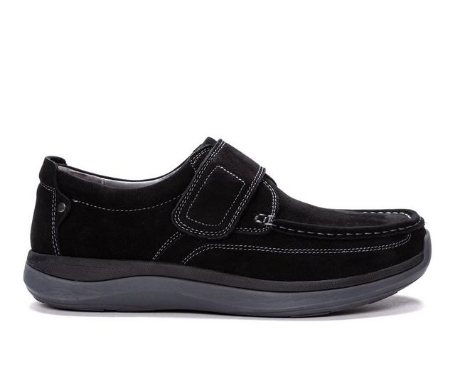 Men's Propet Porter Casual Loafers in Black color
